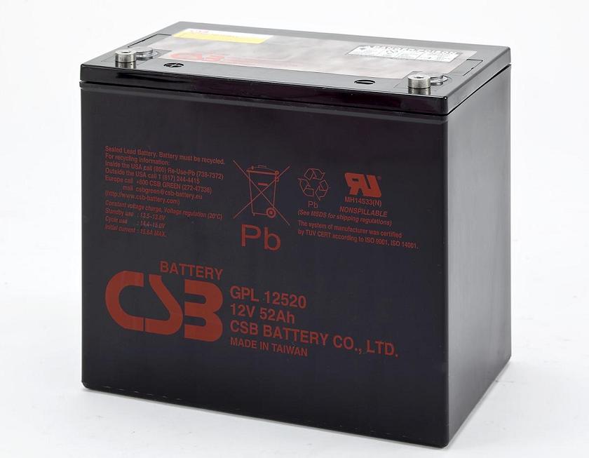 GPL12520(12V 52Ah) CSB늳
