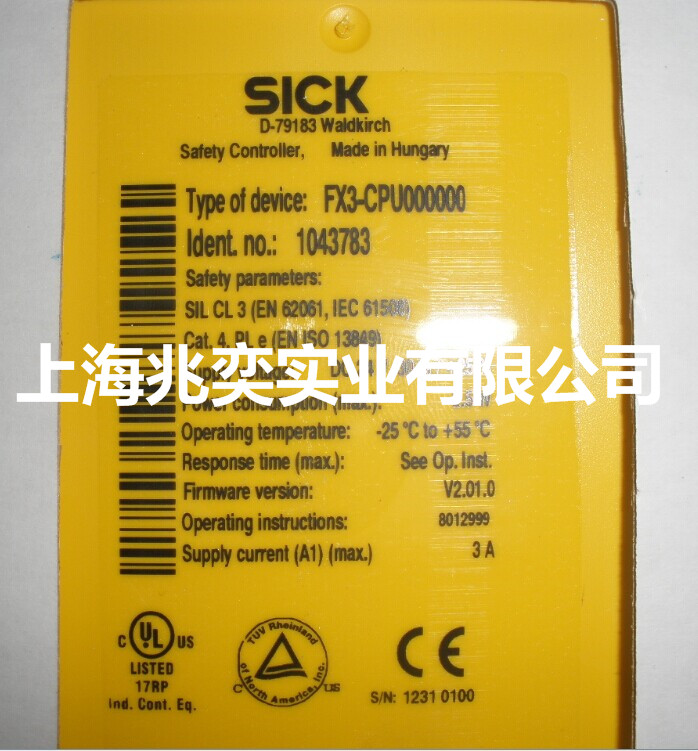  SICK ȫ_P(gun)FX3-CPU000000