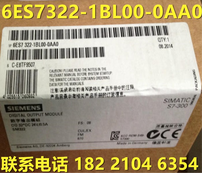 ȫPLC 6ES7 322-1BL00-0AA0 6ES7322-1BLOO-