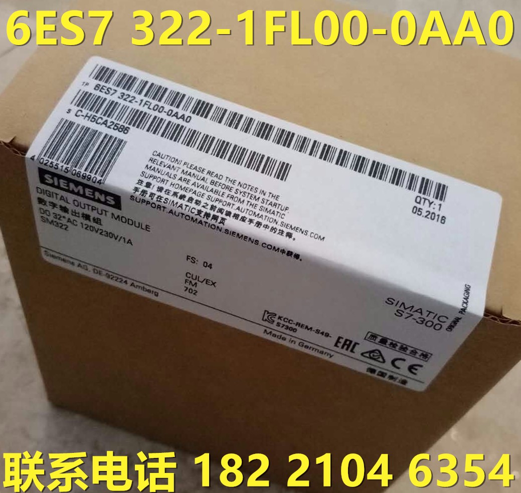 6ES7322-1FL00-0AA0 S7-300 SM322, 32c(din)ݔ6E