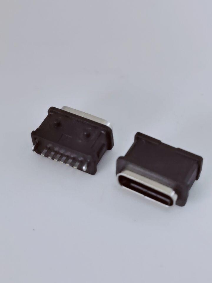 TYPE-C 6PIN ʽֱȫܷˮĸ 늄(dng)ˢֱͯBӿ